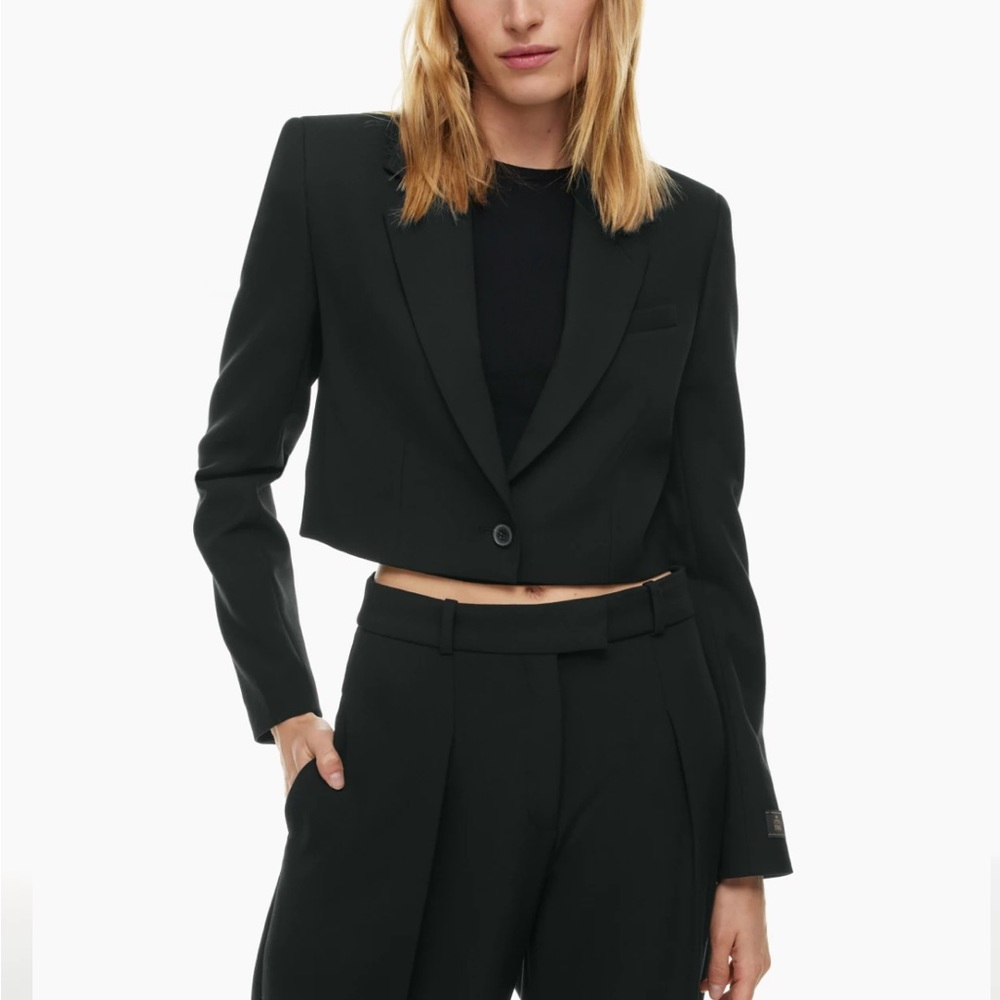Babaton blazer crop